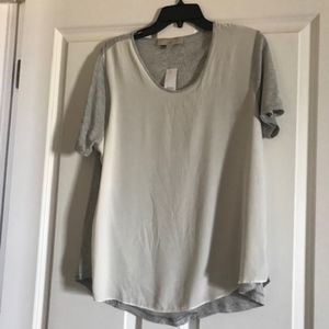 Loft Soft tee Chiffon & Cotton